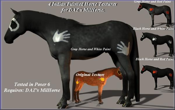 Indian Painted Pony - MilHorse Texture