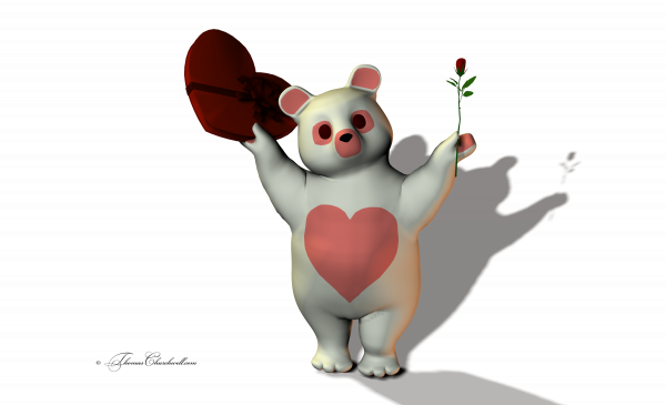 Valentine Bear PNG