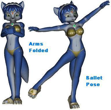 Starfox Krystal Pose's