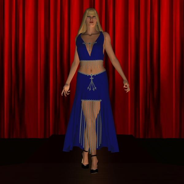 Diamonds for Daz Morphing Starlet Dress