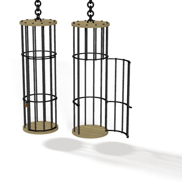 Simple round cage