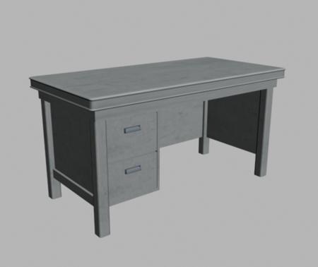 Desk for 3D Max 9, 3DS and OBJ