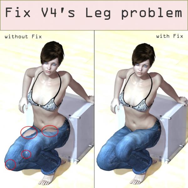 V4 Leg Fix morphs