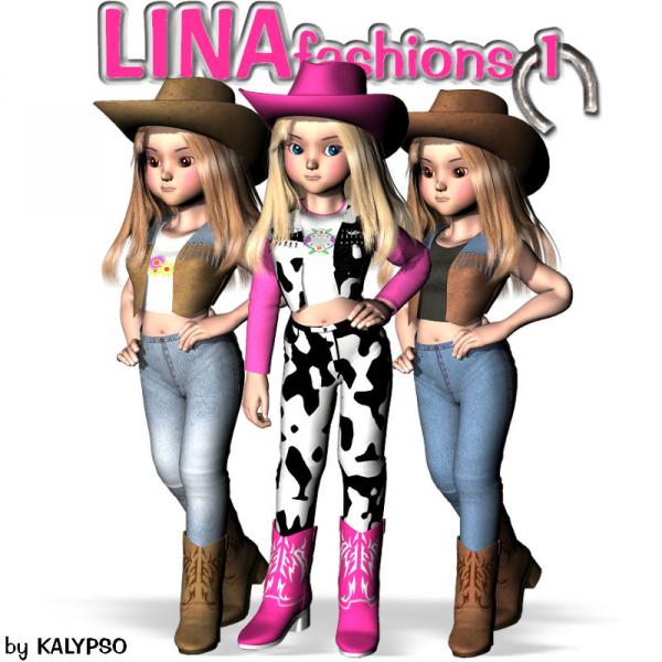 Lina Fashions for Clothes Pack 1