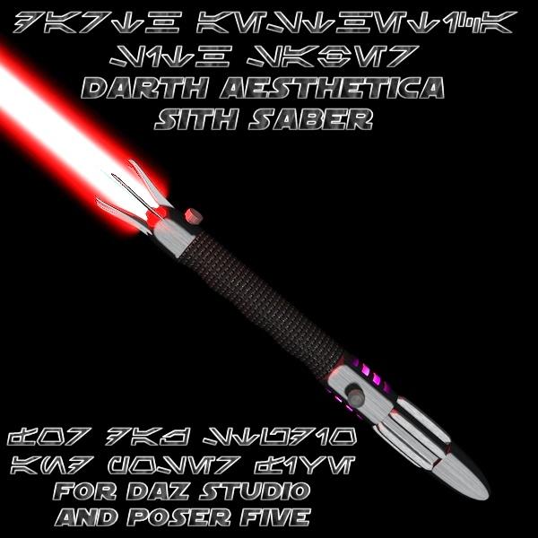 Darth Aesthetica Sith Saber