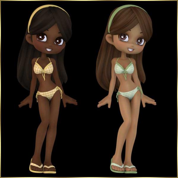 Cookie Bikini Textures