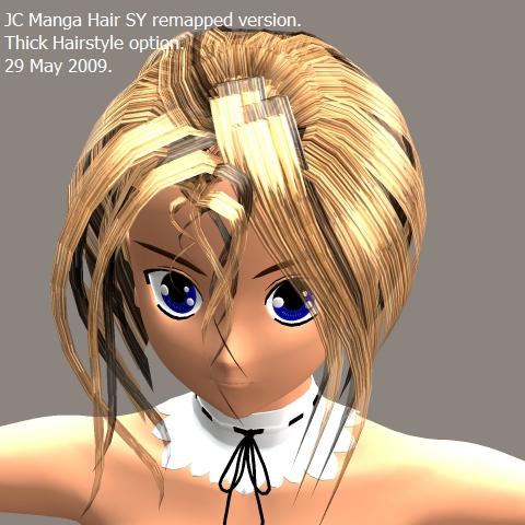 JCMangaHair remapped versions