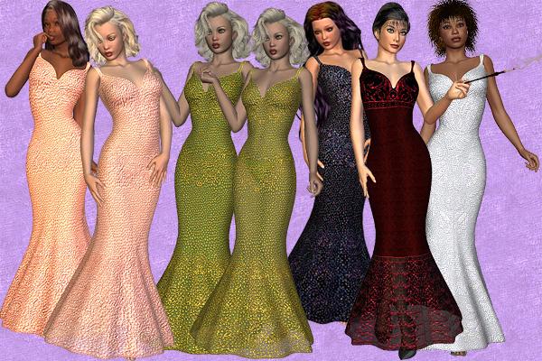 Glitter dress textures zip 1