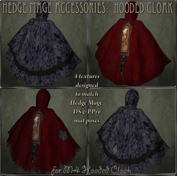 Hedge Mage Accessories-Hooded Cloak