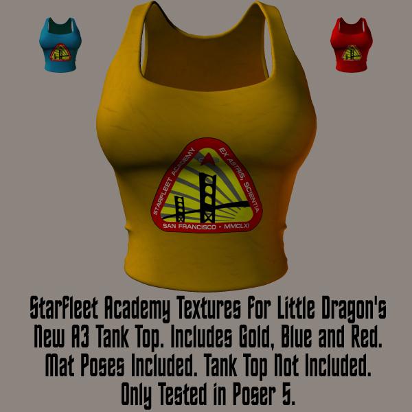 Starfleet Textures for LD's New A3 Tank Top