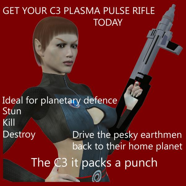 C3 pulse plama rifle