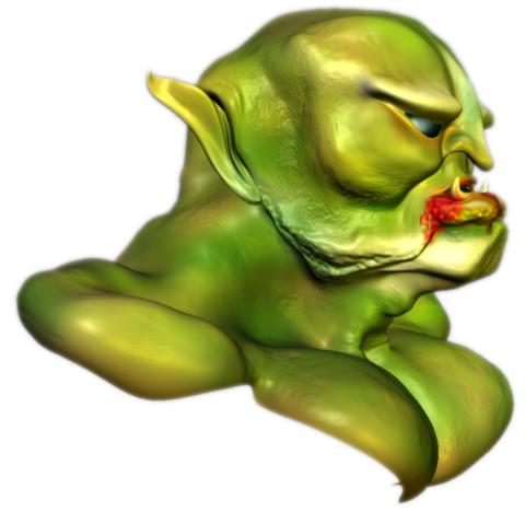 Orc Head 3D