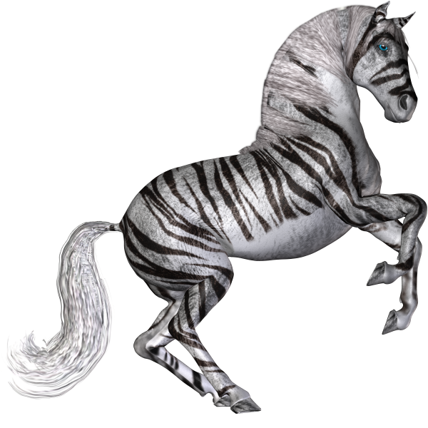 SM Fantasy White Tiger Horse