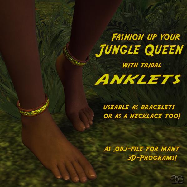 Womans Anklet as .OBJ