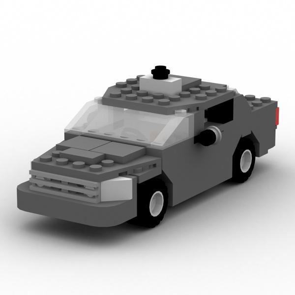 Modular Brick Car 1 (for Poser)