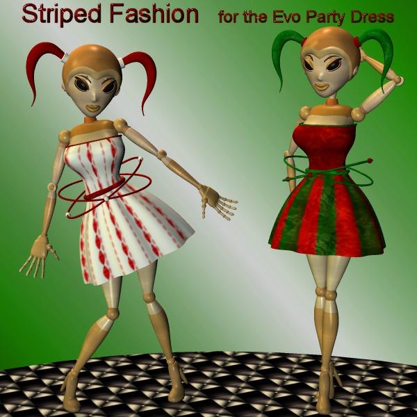 Striped Fashion for the Evo Party Dress