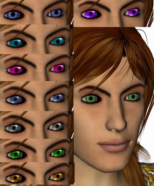 Assorted Eyes for Pollygon for DS3