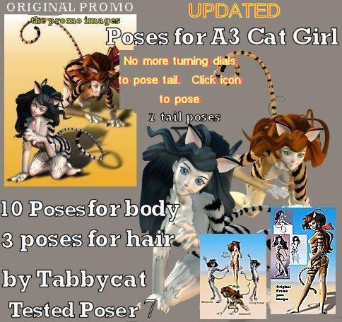 CatGirl A3 Poses - UPDATED