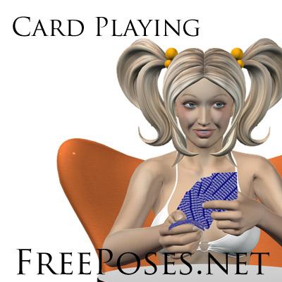 Card Playing Pose