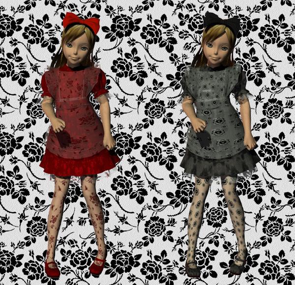 Lil' Bit Goth for Decoco Dress Set