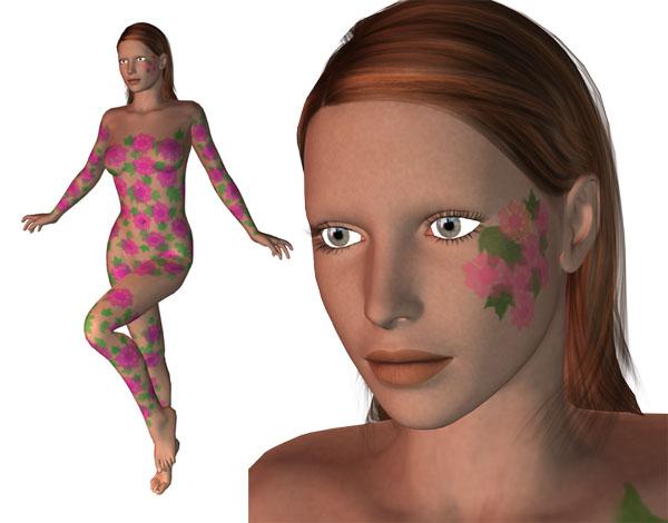 V4 Hippie Fae Skin texture