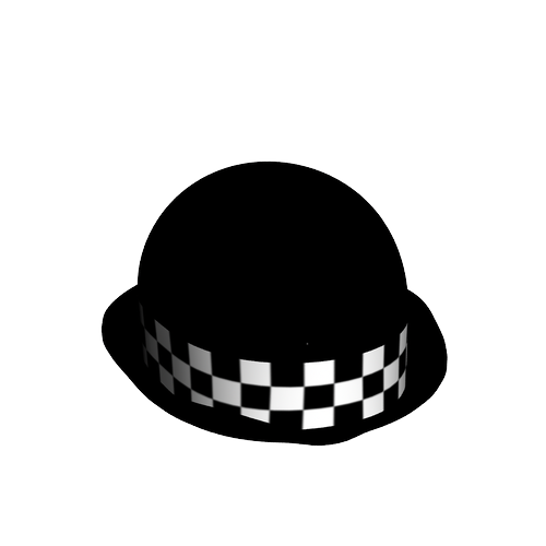 British Police Hat no badge