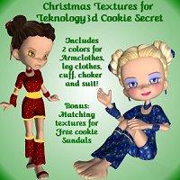 Cookie Secret Christmas Textures