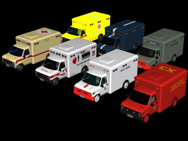 AMBULANCE SPARKYWORLD : BELGIAN TEXTURES