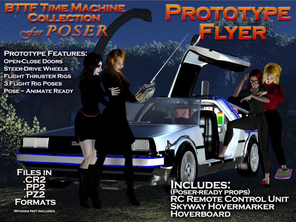 BTTF-Prototype Flyer for Poser