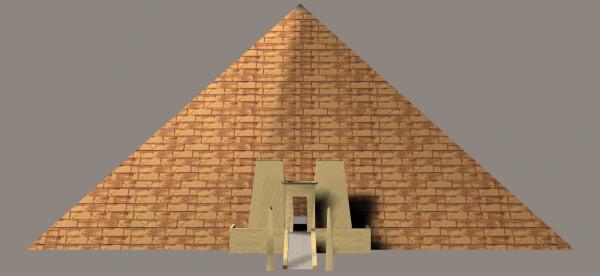 the abydos pyramid from stargate (poser model)