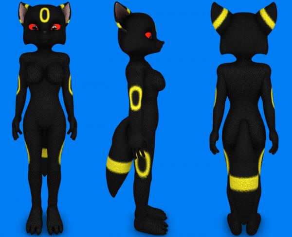 Umbreon Texture Set for Krystal