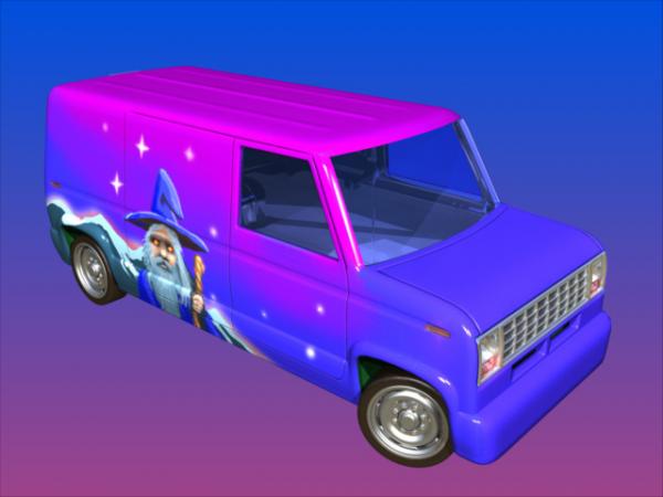 &quot;Wizard&quot; theme paint job for PJS Van