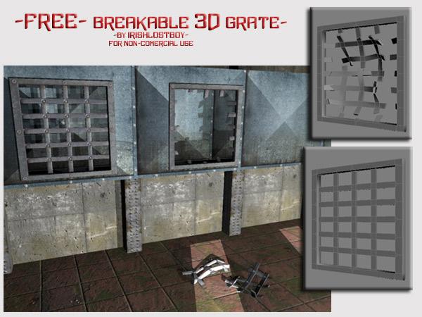 free breakable grate