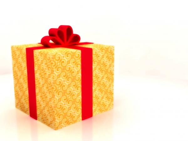 Golden Gift Background