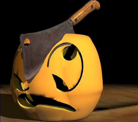 Horror Hatchet Prop for Poser - Updated