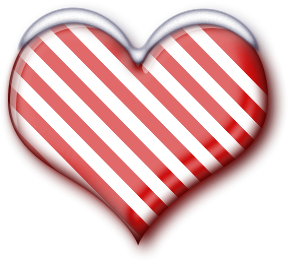 Candy Cane Heart