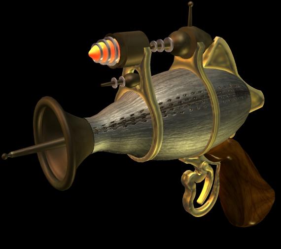 Demoleculizer Raygun Prop for Poser - Updated