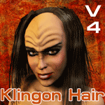 Klingon Hair for V4