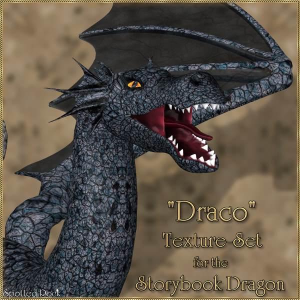 Draco - Textures for Storybook Dragon + Wings