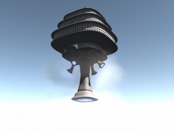 Hover City OBJ model