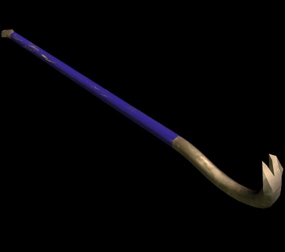 Crowbar Prop for Poser