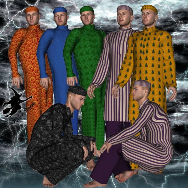 7 Textures for M4 Kurta Pajama