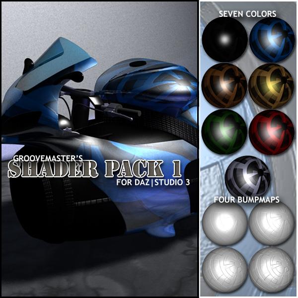 Shader Pack 1 for Daz|Studio 3