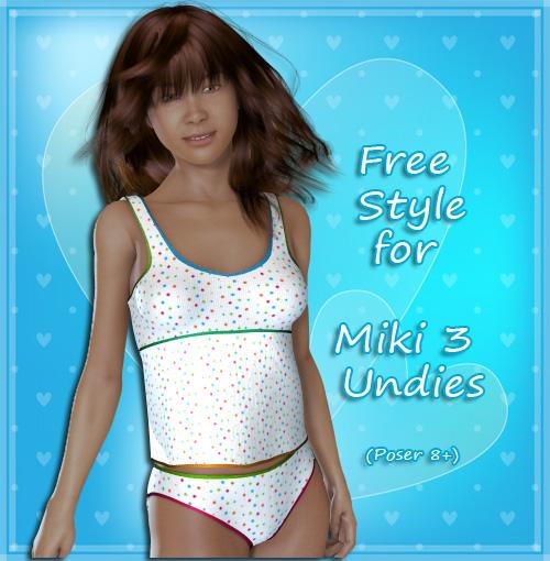 Miki 3 Undies - Free Style 1