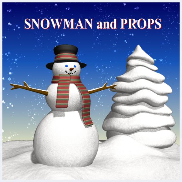 Snowman and Props