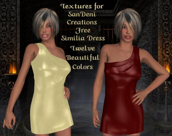 Textures for V4 Free Similia Dress