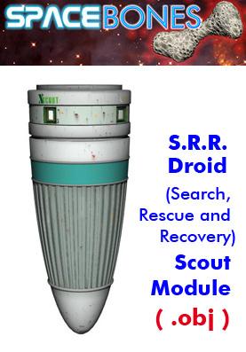 SRR Droid - Scout Module (.obj)