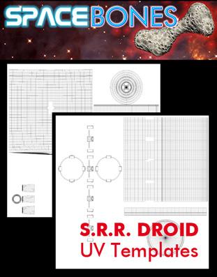 SRR Droid - UV Templates (.obj)