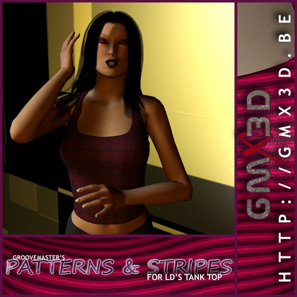 Patterns and Stripes for LD Tank Top (Daz Studio)