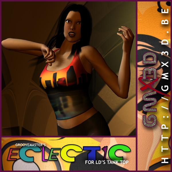 Eclectic for LD Tank Top (DazStudio)